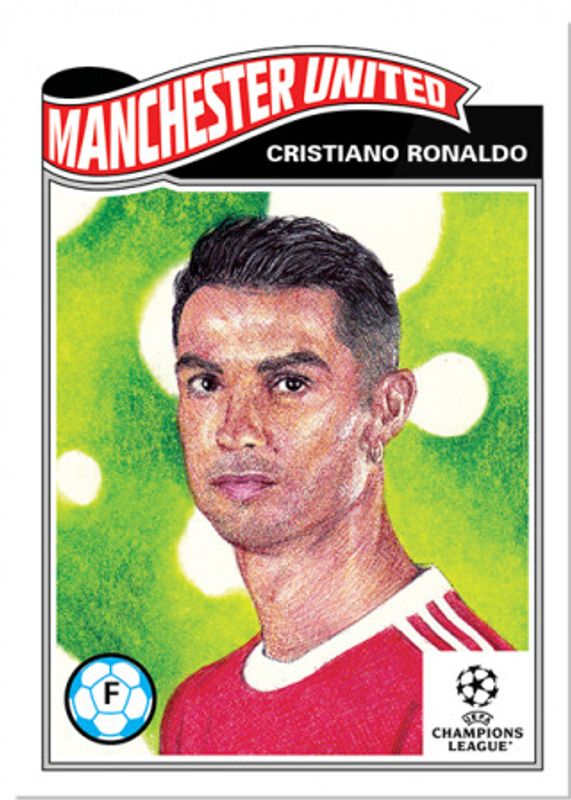 Cristiano Ronaldo 2021 Topps Living UCL #374 Base (Print Run
